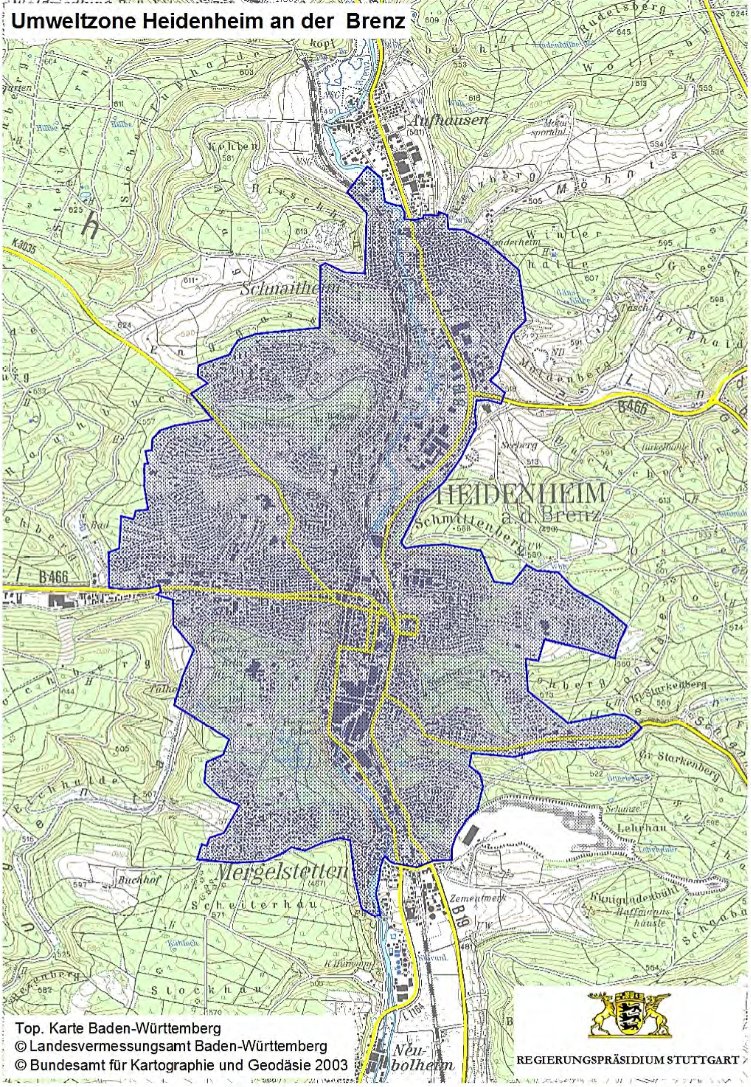 Heidenheim Karte